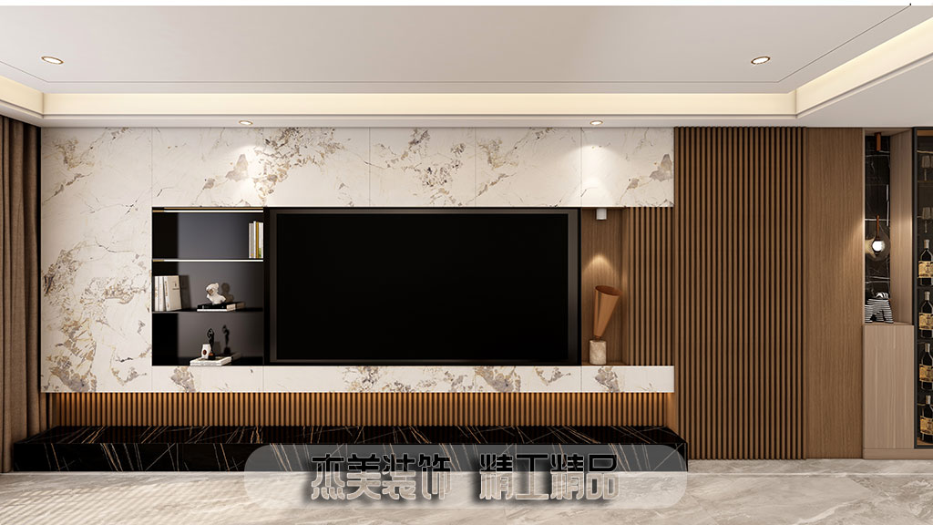 金州尊岳小區裝修案例實拍